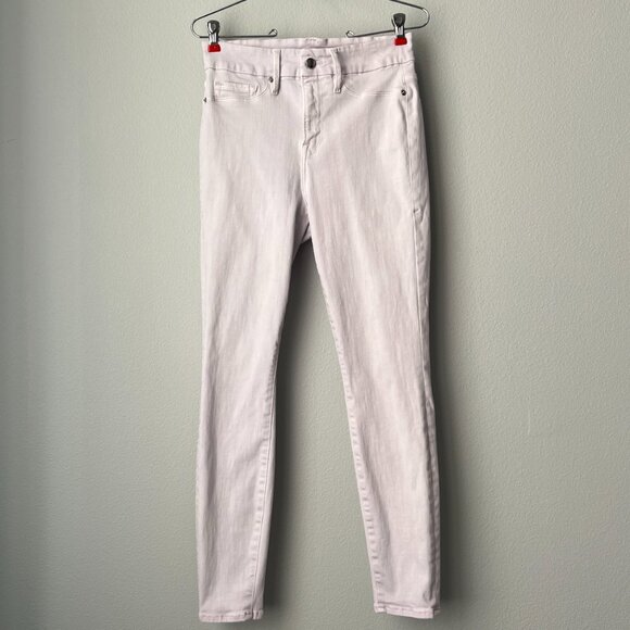 Good American Good Legs Crop Skinny Jeans 8/29 Lavender Soft Girl Minimalist - Picture 1 of 10
